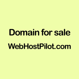 WebHostPilot.com Domain For Sale