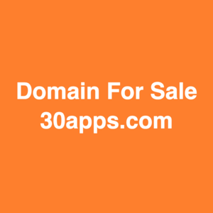 30apps.com Domain For Sale