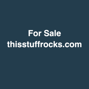 thisstuffrocks.com Domain For Sale