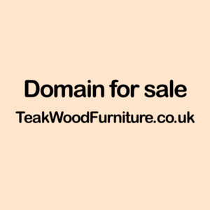 TeakWoodFurniture.co.uk Domain For Sale