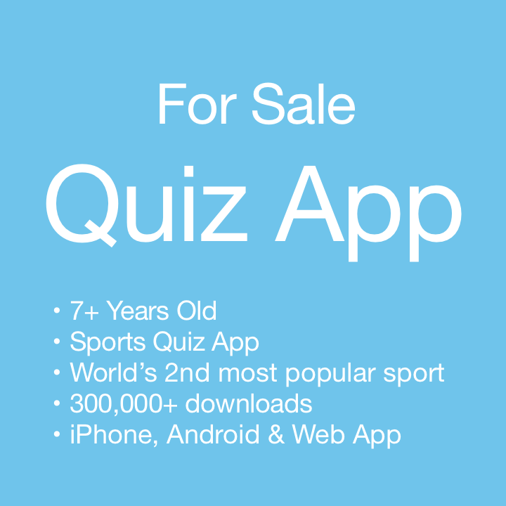 Quiz App For Sale