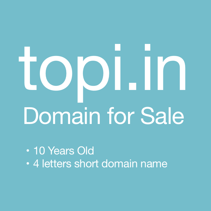 top.in Domain For Sale